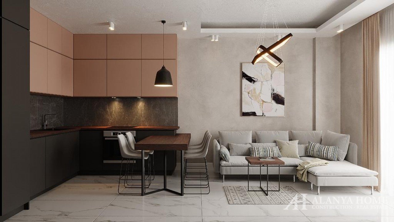 Фото продажа квартиры рассрочку в новостройке от застройщика в Турции Алания Анталия цены стоимость 